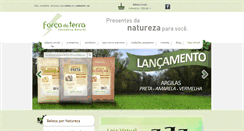 Desktop Screenshot of forcadaterra.com.br